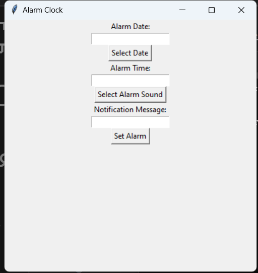 Read more about the article Python 3 Tkinter Script to Build Alarm Clock With Custom Sound & Notification Using tkCalendar Module GUI Desktop App